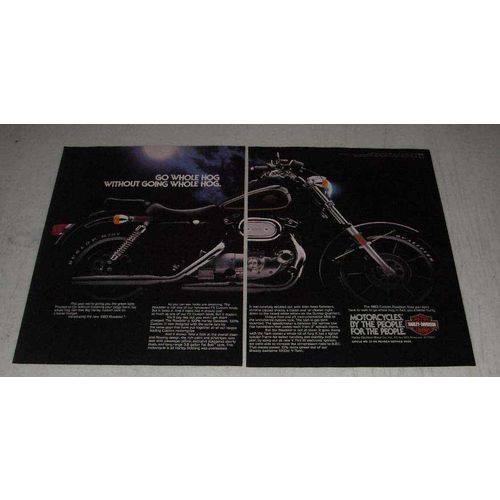 1983 Harley-Davidson Custom Roadster Motorcycle Ad