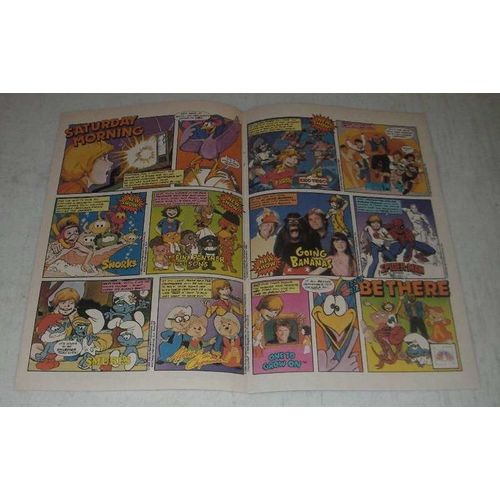 1985 NBC TV Show Ad - Snorks, Pink Panther, Smurfs, Mister T, Spider-Man