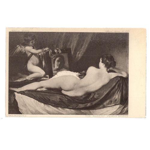 THE ROKEBY VENUS by Diego Velazquez .unused vintage postcard