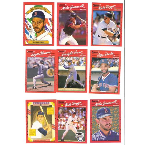 1990 Donruss Boston Red Sox team set with Rookies set cards- 30 cards