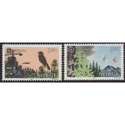 Norway 1986 SG 979-80 UMM Europa/CEPT (G-005)