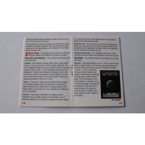 Star Wars CCG: Death Star II Limited # Rulebook (A) 2000