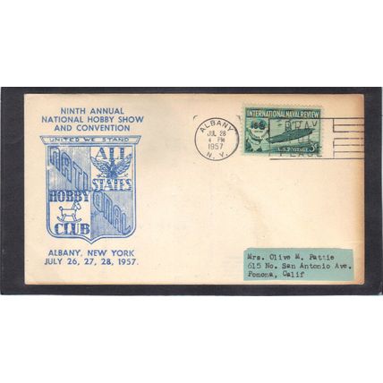 Event 9th Annual Convention 1091 3c Review (Unkn Cachet-Label/A) CV41475