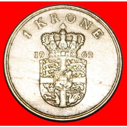 GREENLAND & FAROE ISLANDS (1960-1972): DENMARK★1 CROWN 1962★LOW START★NO RESERVE