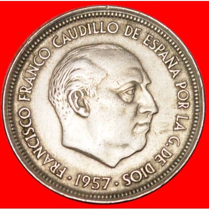 FRANCO (1936-1975): SPAIN ★ 50 PESETAS 1958 (1957)! LOW START ★ NO RESERVE!!!