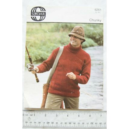 Vintage: Sirdar 6261 sweater chunky
