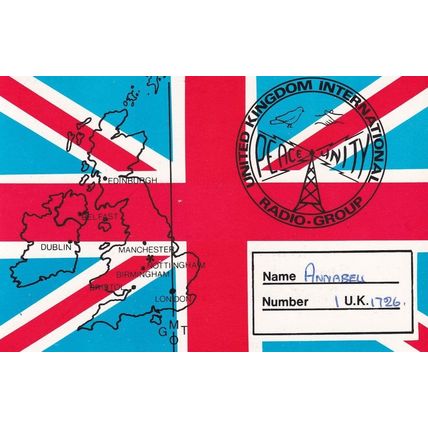 Saxmundham Suffolk QSL Radio Postcard Card