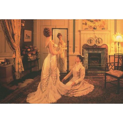 Warwick Castle The Chinese Bedroom Madame Tussauds Postcard