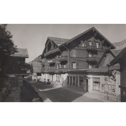 Gift Shop Love Heart Sign Hotel Adler Adelboden Switzerland Postcard