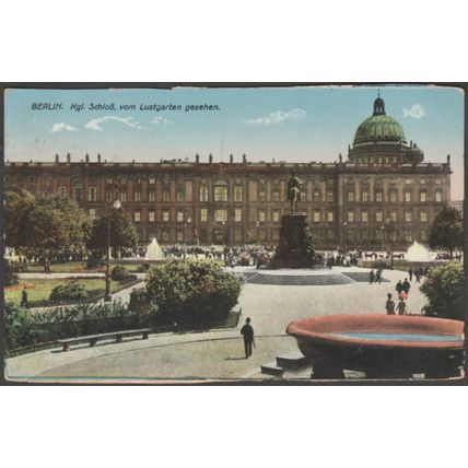 Königliches Schloss vom Lustgarten Gesehen, Berlin, 1914 - Imperator AK
