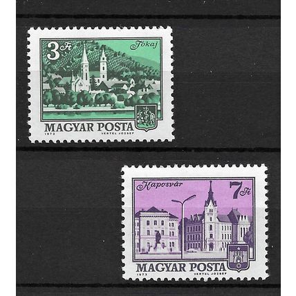 Hungary 1973 City Scapes MNH set S.G. 2743-2748