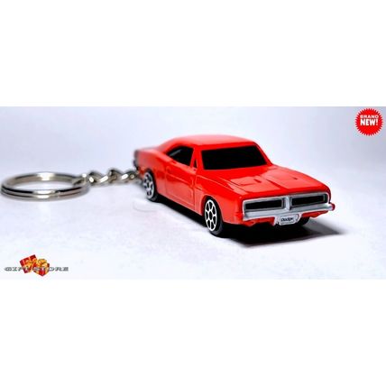 KEYCHAIN ORANGE 1969 DODGE CHARGER RT CUSTOM Ltd. Ed. GREAT GIFT NOVELTY