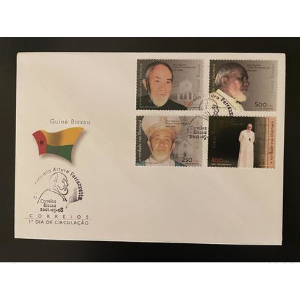 Guinée-Bissau 2001 Mi. 1596 - 1599 FDC Dom Settimio Arturo Ferrazzetta Religion