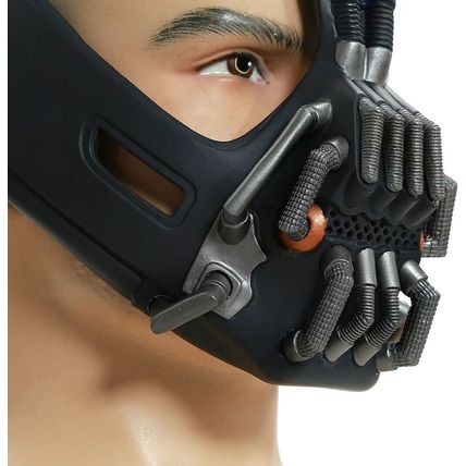 Dark Knight Rises for Halloween Super Bane half PVC mask