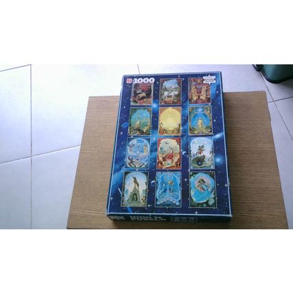 ZODIAC STAR SIGNS by Johannes Frans Buschart Jigsaw (1000 Piece) W H Smith 1989