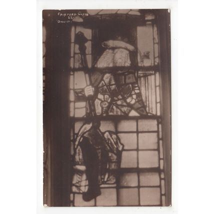 Stained Glass Window Fairford Church Postcard Gloucestershire Cambria Series