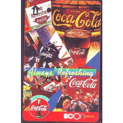 Coca Cola Econminimart S'pore TransitLink Train/Bus Card
