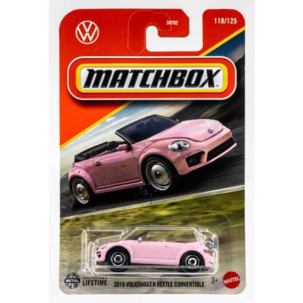 2025 Matchbox #118/125 2019 Volkswagen Beetle Convertible BARBIE PINK
