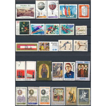 1200+ Stamp Selection - Poland - Used Hinged