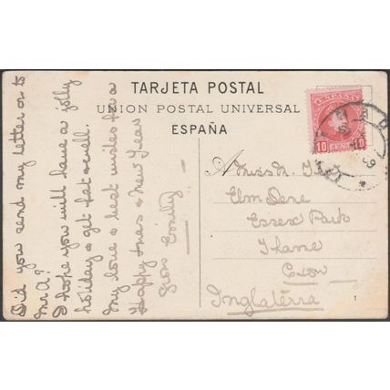 Ministerio de la Guerra, Madrid, 1909 - Tarjeta Postal
