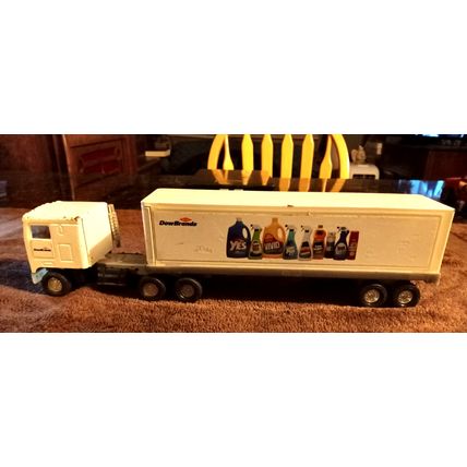 Vintage ERTL Kenworth Semi Tractor Trailer # 200 Dow Brands 11 1/2" Long