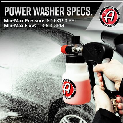 Adam'S Polishes Premium Foam Cannon - Soap Sprayer for Car Wash | Sprayer Cannis
