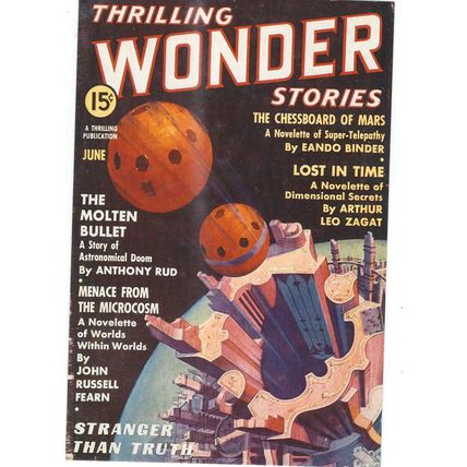USA COMIC BOOK FRONT THRILLING WONDER STORIES NO 10041257 UK FREE POST