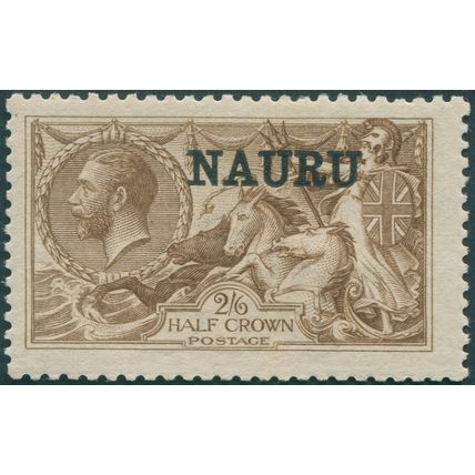 Nauru 1916 2s.6d. yellow-brown SG20 unused
