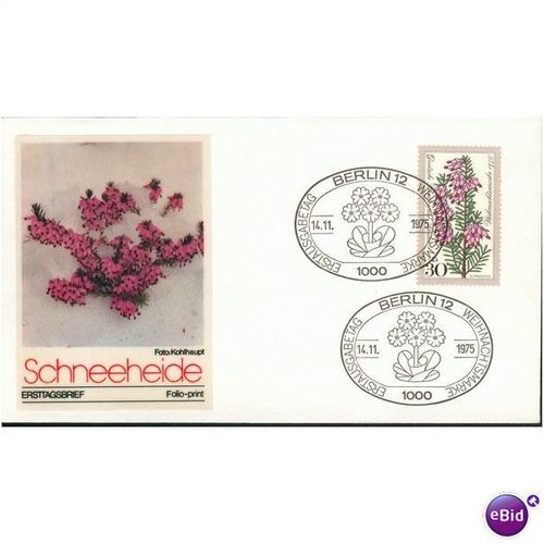 Germany FDC 1975 - SG B498 - Schneeheide - Snow Heather