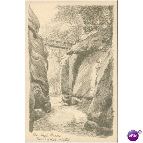 GB Postcard - The High Rocks, Tunbridge Wells, Kent