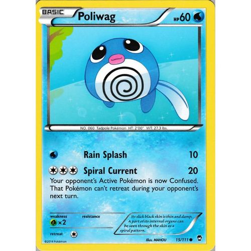 Pokemon XY Furious Fists 15/111 Poliwag
