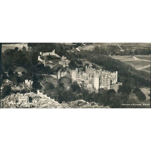 GB Postcard - Arundel Castle - Sussex - Aerofilms Ltd. London 6482
