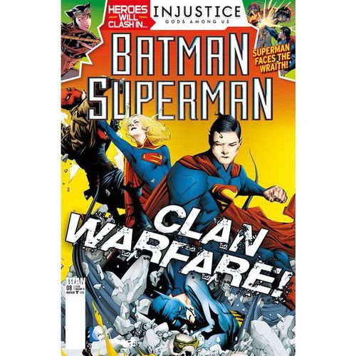 Batman Superman #8 Titan UK DC Comics £2.99 Injustice Unchained Supergirl