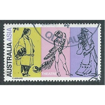AUS 1970 7c 'ASIA - THEATRE' FINE USED (EBID44-487)