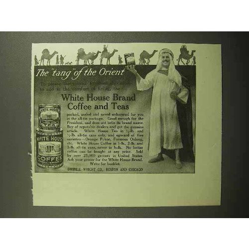 1913 White House Coffee & Tea Ad