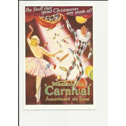 Advertising MACKINTOSH'S CARNIVAL Postcard by Mayfair (T1023)