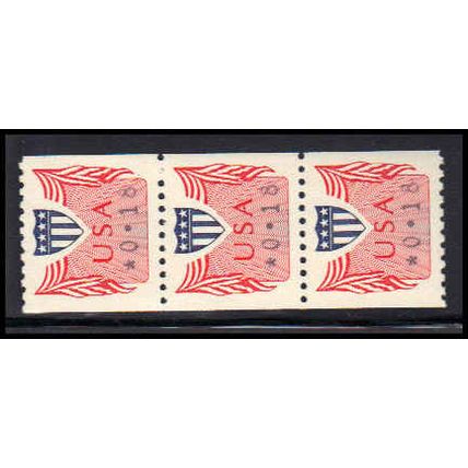 CVP31 18c Shield Very Fine MNH Dry Gum Strip of 3 PA5175