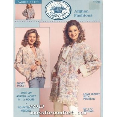 Afghan Fashions Fabric Craft No 1200