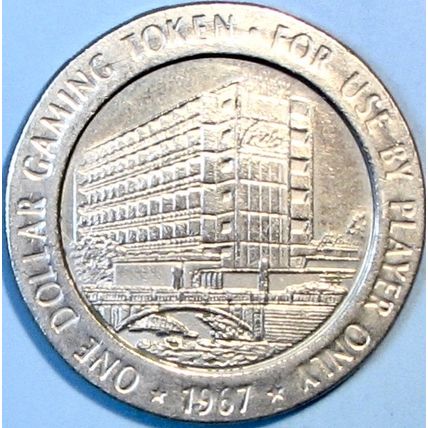 Holiday. $1 Casino Token. Reno, NV. 1967. U26.
