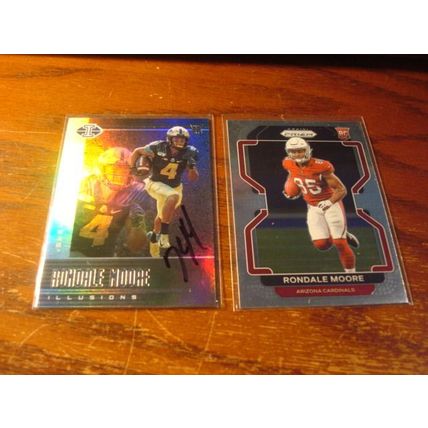 2020-2021, Panini, 6-Rc Cards, RONDALE MOORE Rc, Cardinals