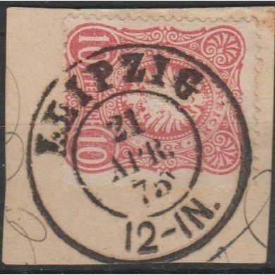 Mi: 33 used 1875/9 Leipzig 21.4.1875 Cat € 2.50