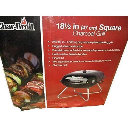 Char-Broil Portable Outdoor 18 1/2" Square Charcoal Grill