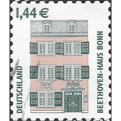 GERMANY, Beethoven House, Bonn, black 2003, €1.44