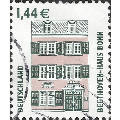 GERMANY, Beethoven House, Bonn, black 2003, €1.44, #3