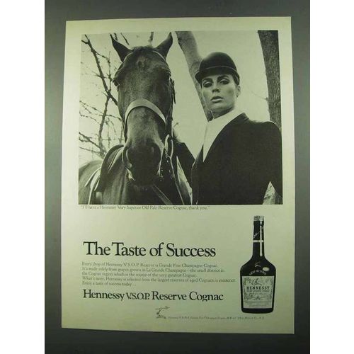 1969 Hennessy VSOP Reserve Cognac Ad - Taste Success