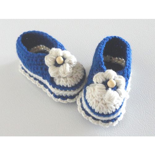 BABY crochet slipper shoes #B030 0-12 months