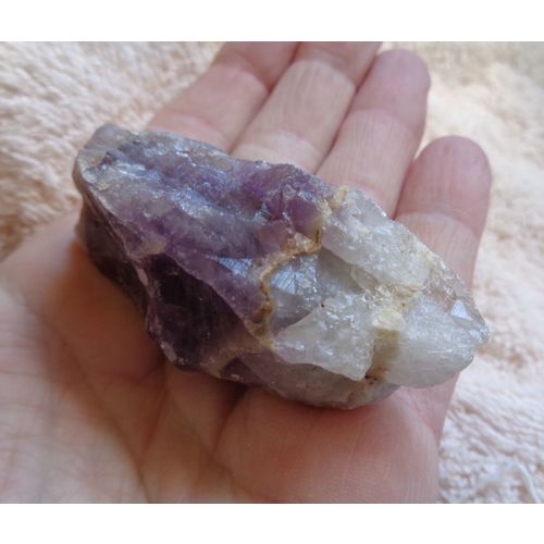 D Amethyst Raw Crystal Gemstone 2.75 Inch Metaphysical Energy Work