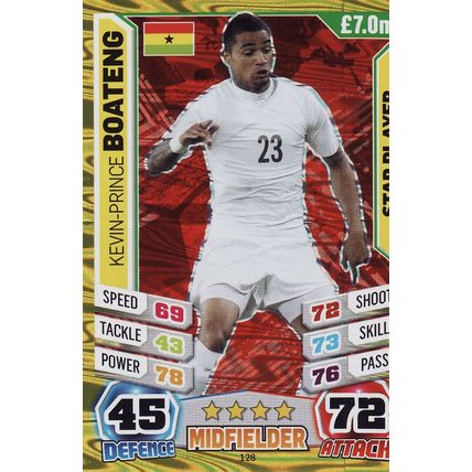 Match Attax World Cup 2014 128 Kevin-Prince Boateng Ghana Star Player