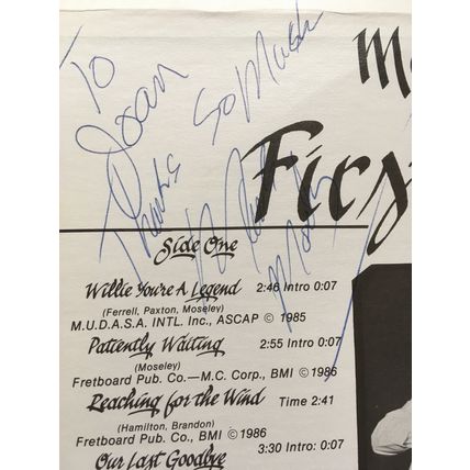 MARK MOSELEY - FIRST TIME OUT (USA VINYL LP, 1986) - AUTOGRAPHED