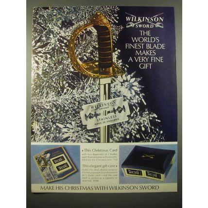 1966 Wilkinson Sword Razor Blades Ad - The world's finest blade